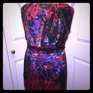 BCBGeneration strapless cocktail dress.